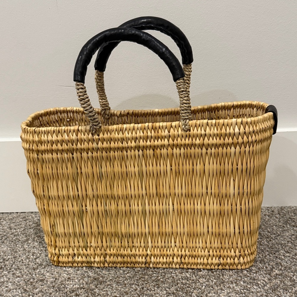 Mersea Women’s Medina Basket with leather handles- sold out online